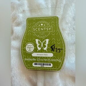 Scentsy Amazon Rain, wax bar melts, partial bar